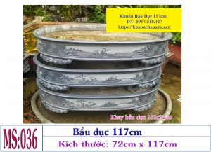 Khuôn Bầu dục 117cm