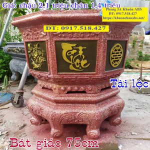 Khuôn chậu Bát giác 75cm cao 48cm