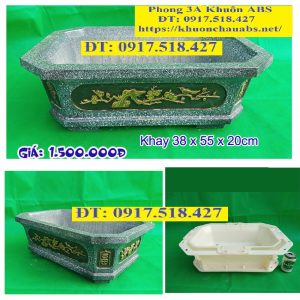 Khuôn chậu chữ nhật dài 75cm rộng 45cm ( Mẫu vát góc)