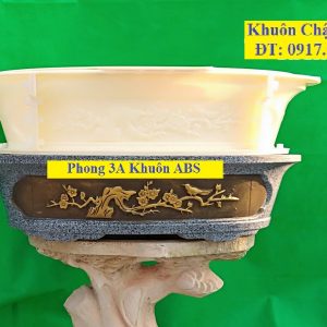 Khuôn chậu Ô van dài 80cm rộng 45 cm cao 20cm